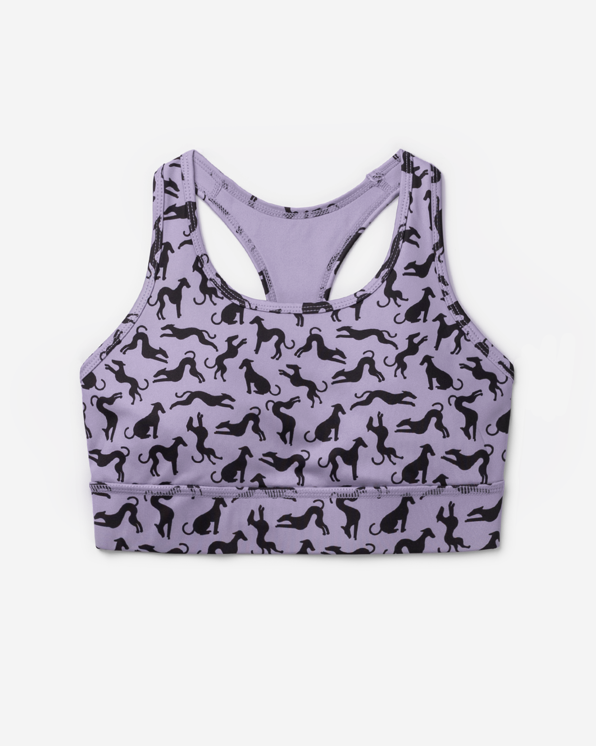 Giraffe Printed Technical Jersey Sports Bra