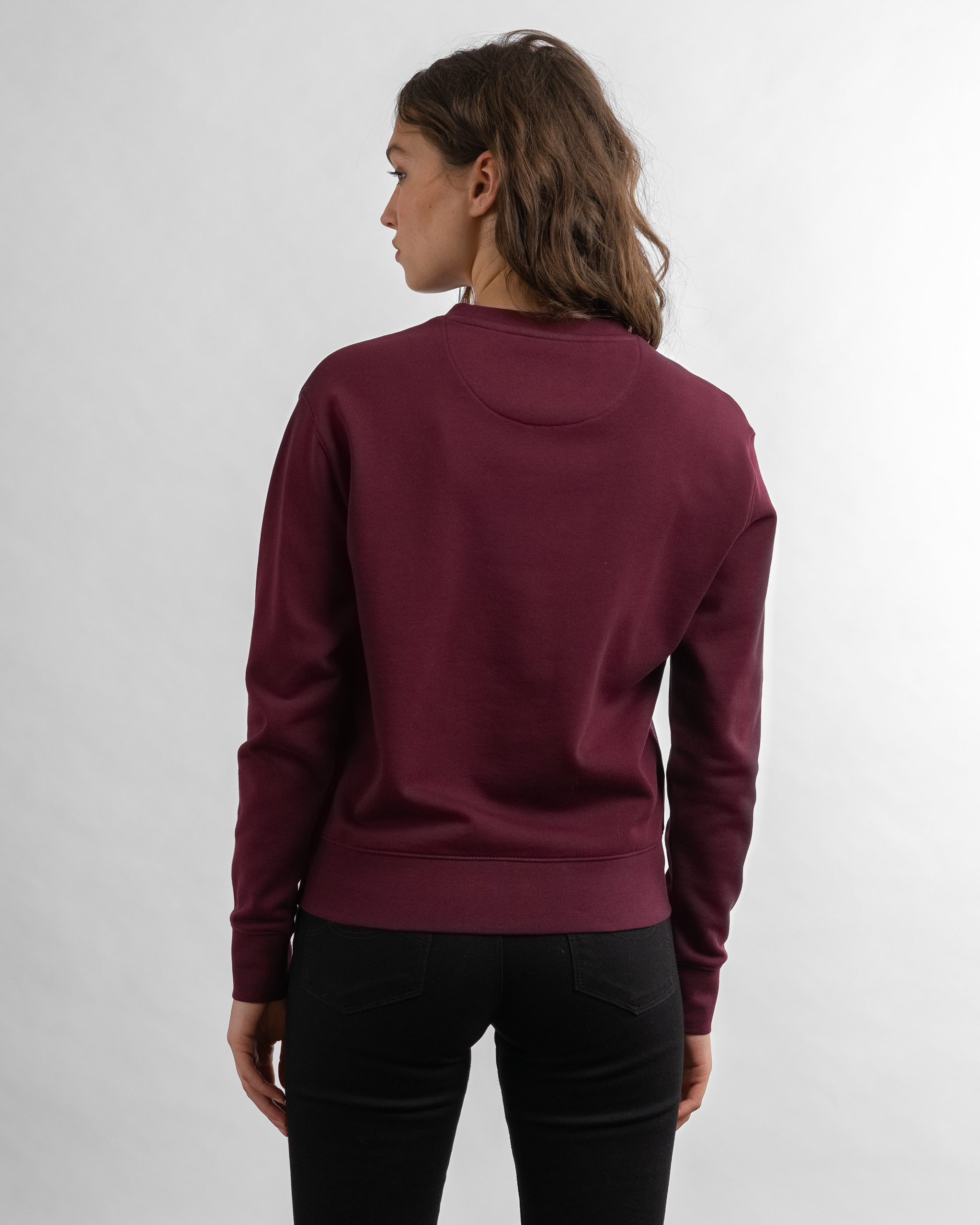 Burgundy womens sales sweatshirt