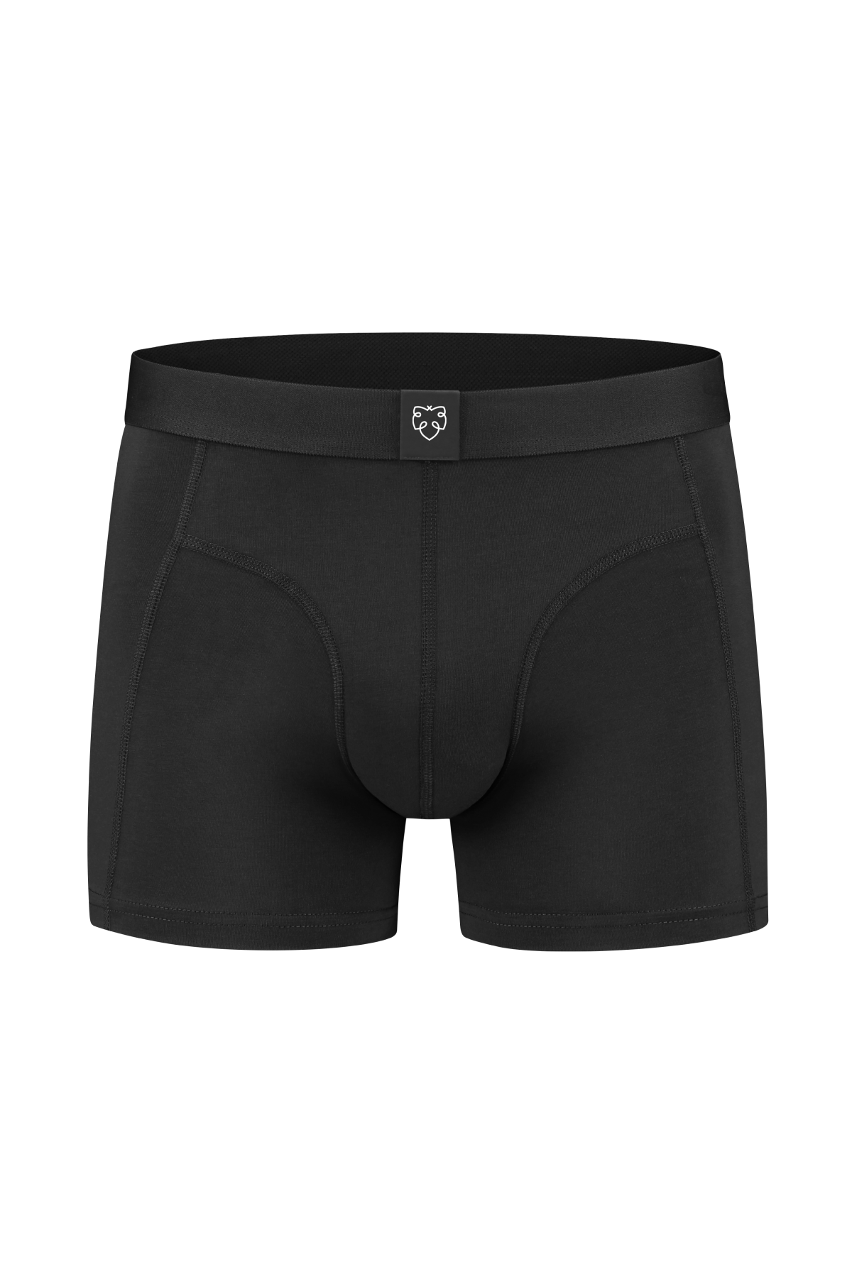 A-dam solid black boxer briefs from GOTS organic cotton