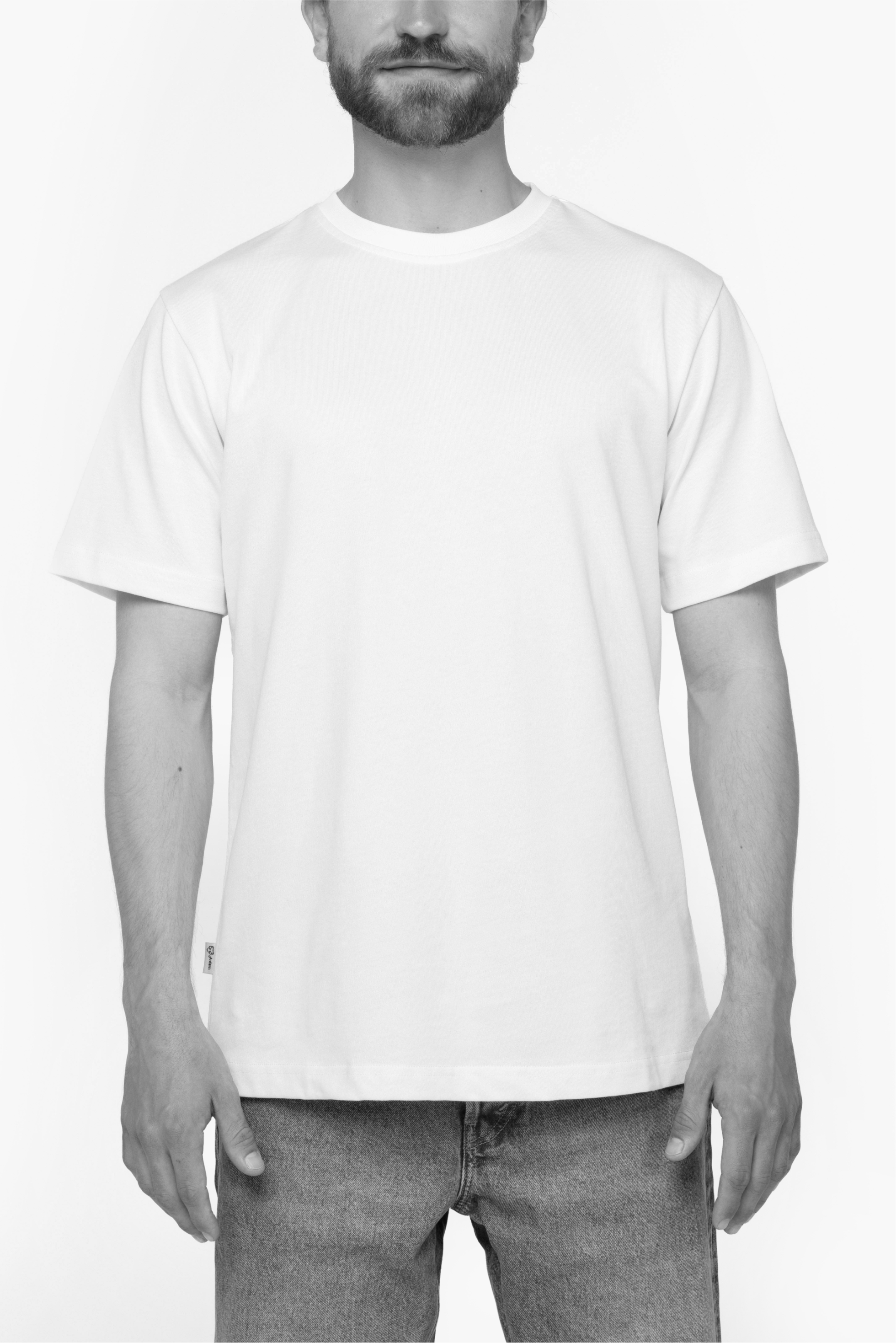 A-dam x Popeye organic White T-shirt with premium Popeye print | A-dam